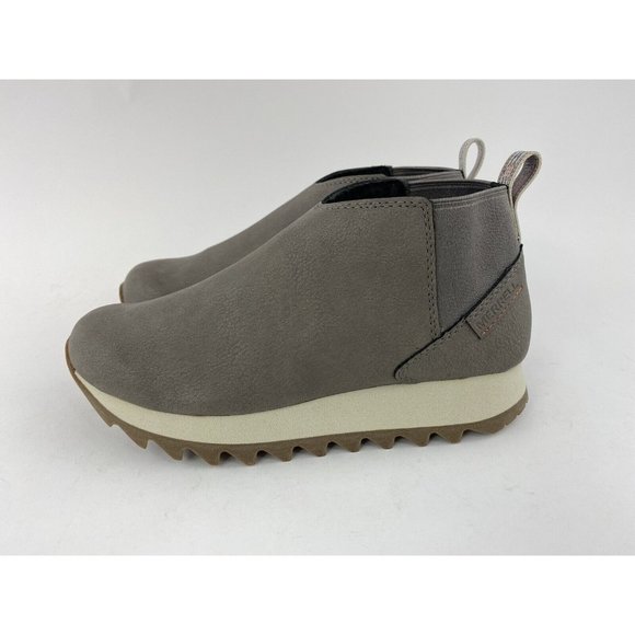 Merrell Alpine Chelsea Woman's Boots Brown White Boot Slip On Faux Leather - Picture 7 of 12